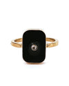 Ryker Crystal Black Ring