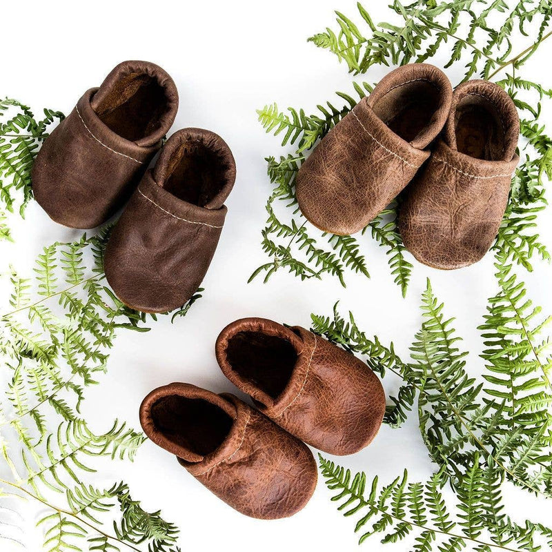 Carob, Wood, Rust Loafers Baby Boy Shoes & Toddler Moccasins