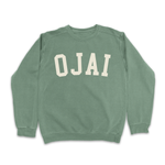 Ojai Vintage Washed Collegiate Crewneck