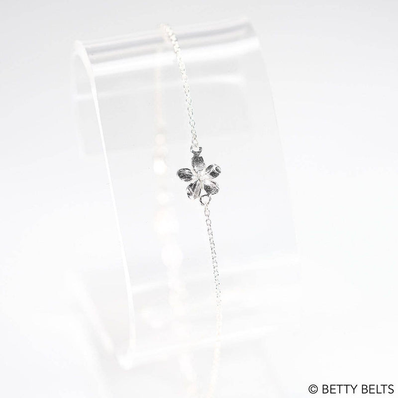 Plumeria Chain Bracelet