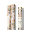 White Poppies wrapping paper