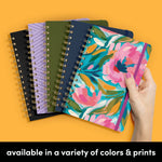 Rainbow Stripe Hardcover Spiral Lined Journal Notebook