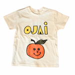 Orange happy face - Organic Kids Tee