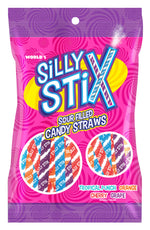 World's Silly Stix (pixy stix), 2.75oz Peg Bag, 24ct