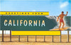Postcard CA-1108 Greetings from California, Surfer on Billbo