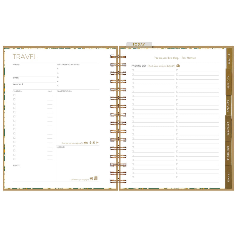 2025-2026 Vintage Vibes Seedlings 17 Month Planner