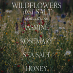 Wildflowers and Salt 9 oz Soy Candle - Home Decor