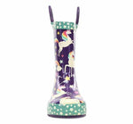 Kids Unicorn Dreams Rain Boot - Purple