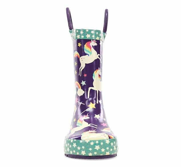Kids Unicorn Dreams Rain Boot - Purple