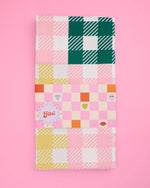 Camp Bride Gingham Washable Tablecloth, Bday Party