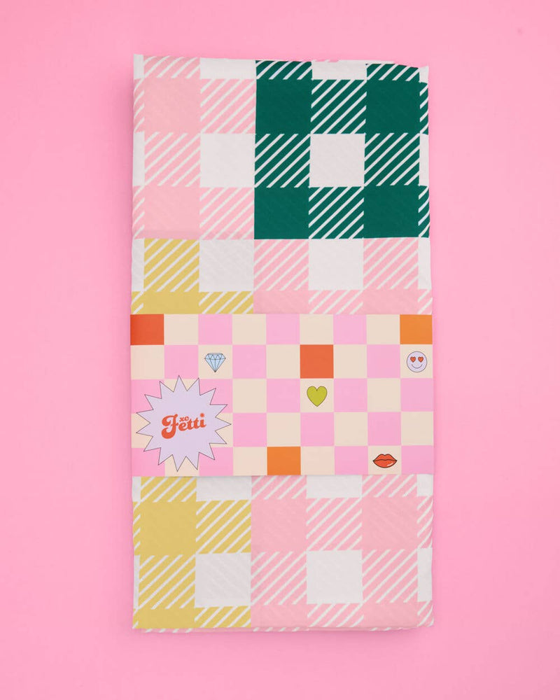 Camp Bride Gingham Washable Tablecloth, Bday Party