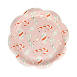 Candy Cane Lane Scatter Pattern 9" Plate