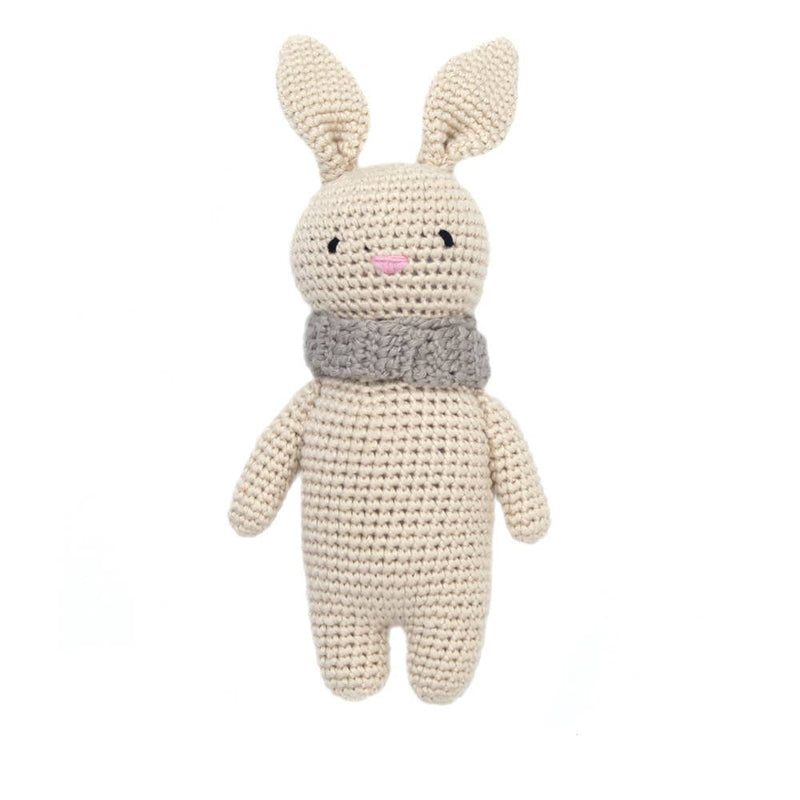 Crocheted Mini Lovey Doll - Bailey the Bunny