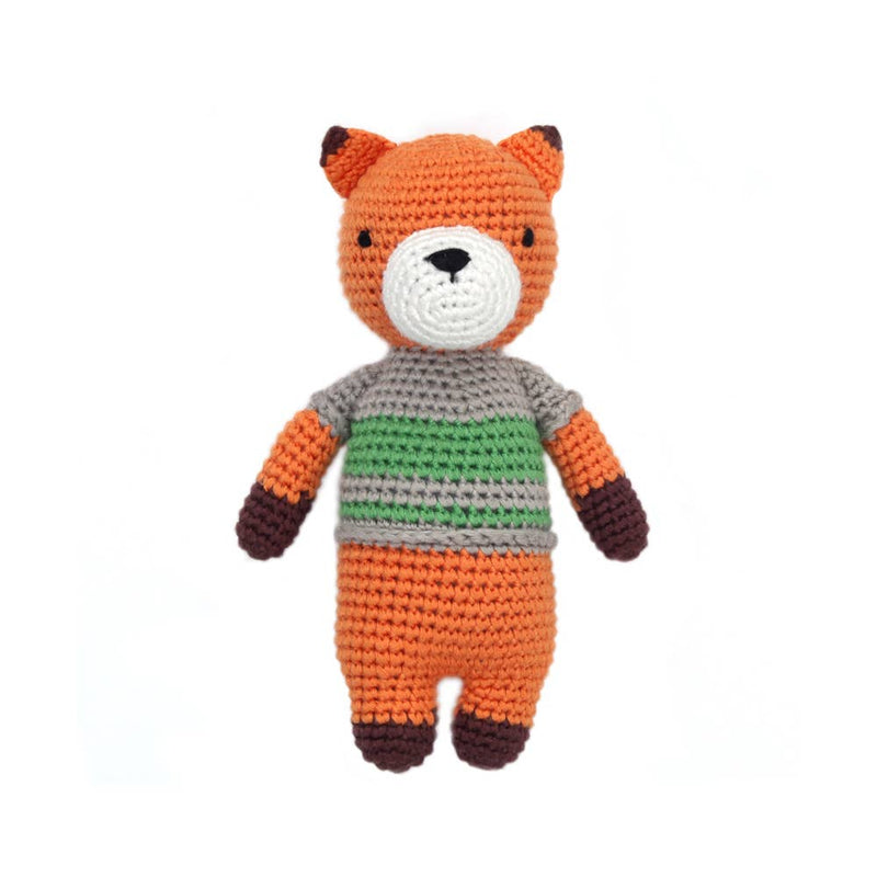 Crocheted Mini Lovey Doll - Felix the Fox