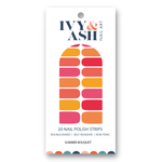 Summer Bouquet | Warm Pink Coral Orange Mix Solids Nail Wrap