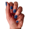 Midnight Blue | Dark Winter Blue Pearl Finish Nail Wraps