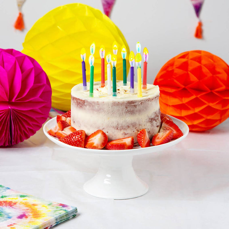 Colored Flame Birthday Candles | 12 Pack | Cake Candle |