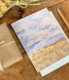Sending Love Calm Peaceful Prairie Sympathy Greeting Card