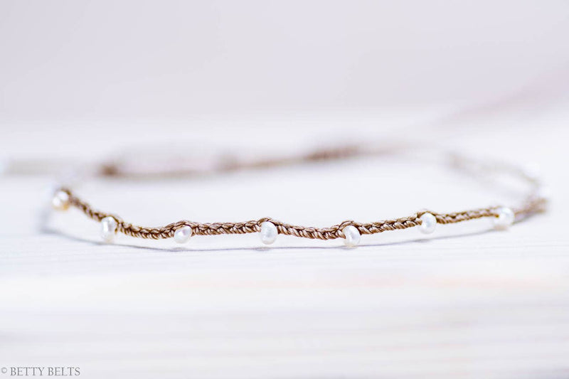 ADINA Pearl Anklet