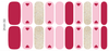 Be Mine | Pink Hearts Valentine's Day Nail Polish Wraps