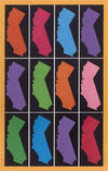 Postcard CA-1599 California Shapes