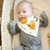 Muslin Bandana Bib 2-pack - Oranges