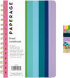 Rainbow Stripe Hardcover Spiral Lined Journal Notebook