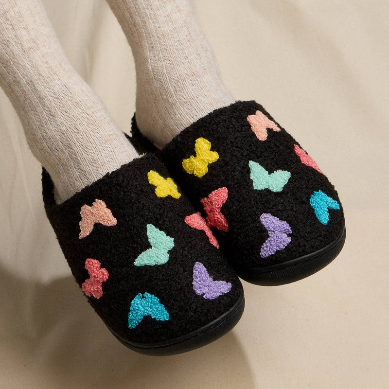 Multi Butterflies Home Slippers
