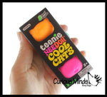 NeeDoh Teenie Cool Cat Groovy Soft Doh Filled Stretch Ball -