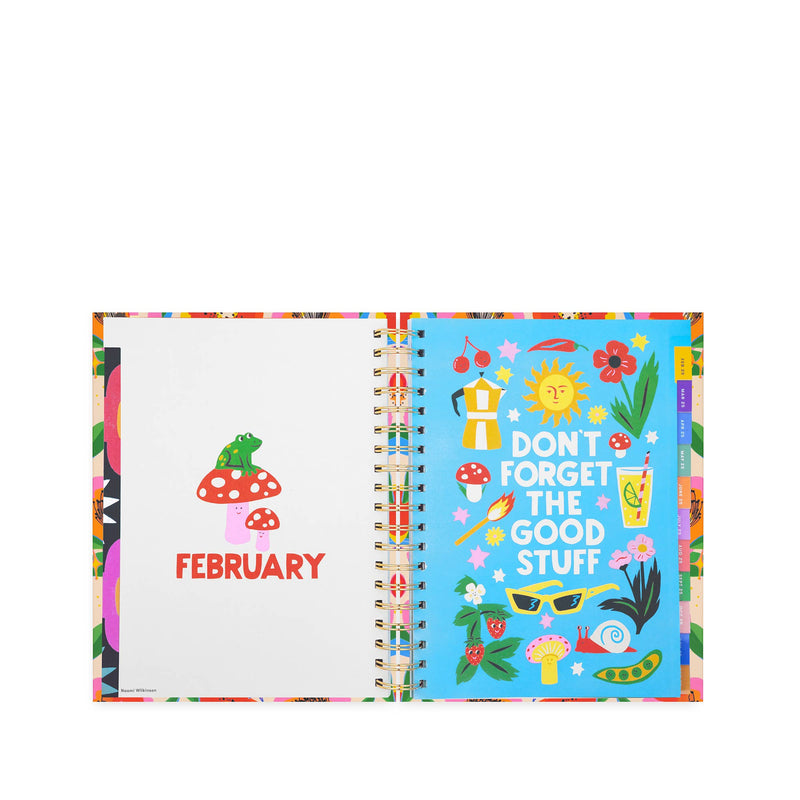 17 Month Medium Planner, Cherry Bomb