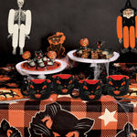 Vintage Halloween Ceramic Black Cat Mug, 12 oz