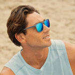 Glacier - Soft Grey / Ice Blue Mirror Polarized