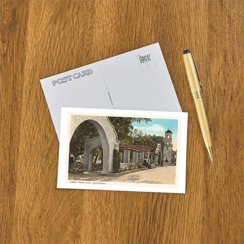 Postcard CA-597 Libbey Park, Ojai