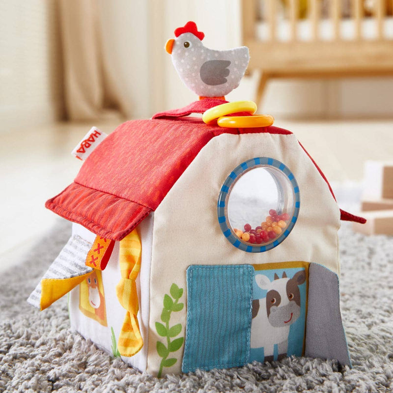 Farmyard Play Cube | Multi-Activity Wooden Toy for Toddlers