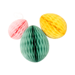 Vintage Easter honeycomb eggs
