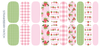 Strawberry Patch | Strawberries & Pink Gingham Nail Wrap Set