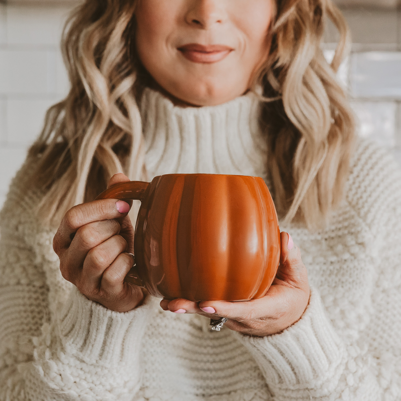 *NEW* Orange Pumpkin Coffee Mug - Fall Decor & Gifts