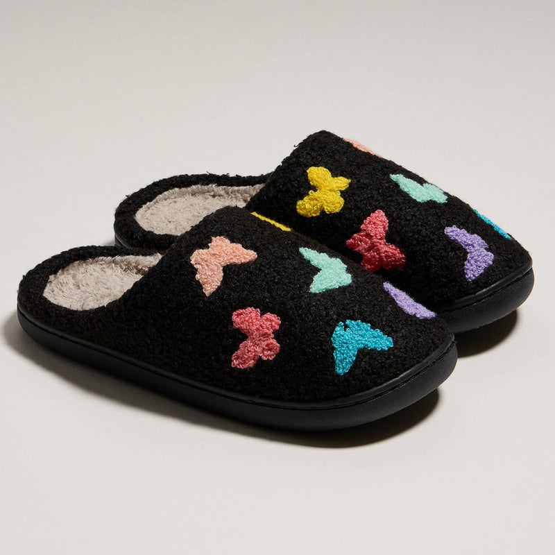 Multi Butterflies Home Slippers
