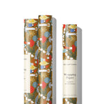 Christmas Elves holiday wrapping paper