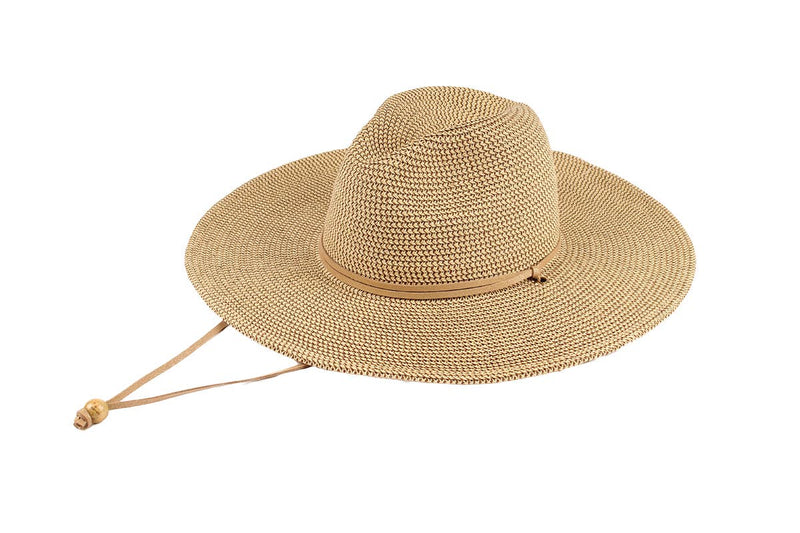 Light Brown Woven Hat