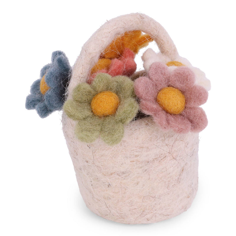 Minature Flowers in Basket