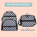 Black and White Checkered Large ECO Backpack - 18L