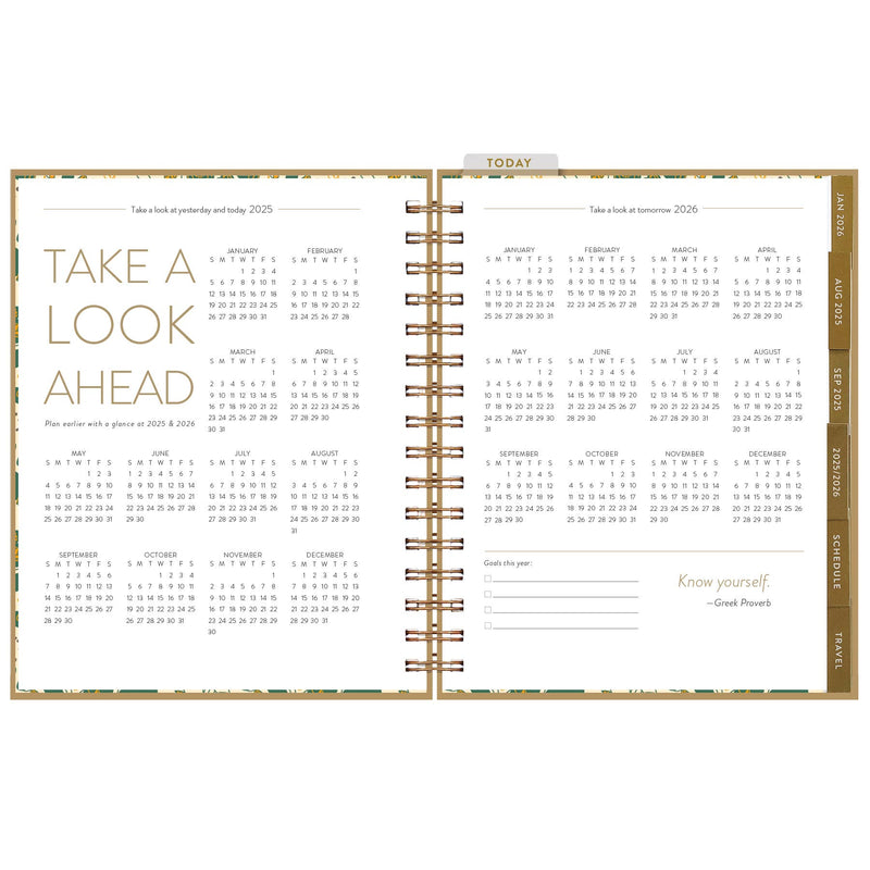2025-2026 Vintage Vibes Seedlings 17 Month Planner