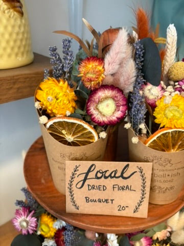 Dried Floral Cups