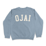 Ojai Vintage Washed Collegiate Crewneck