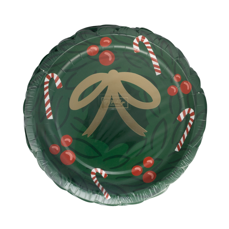 Wreath Shaped Paper Plate