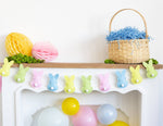Puffy Felt Pastel Easer Bunny Banner