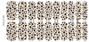 Spotted | Classic Black & Ivory Dalmatian Print Nail Wrap