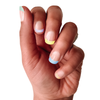 Sidewalk Chalk Tips | Colorful Pastel French Tip Nail Wrap