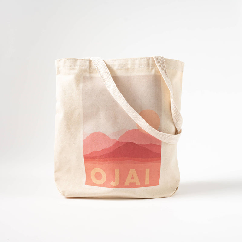 Ojai Pink Moment Canvas Tote